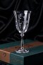 Palmiye Handcrafted Decorated Goblet Water Glass Luxury Presentation Stand with Foot 280 Cc