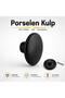 Porcelain Round (1 Piece) Plain Black Color Furniture Kitchen Wardrobe Cabinet Door Handle Drawer Handle - 6