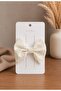 Women's Nostalgic Scallop Lace Bow Clip Buckle