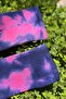 Unisex Purple Batik Patterned Socket Sports Socks - 4