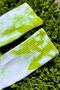 Unisex Green Tie-Dye Patterned Socket Sports Socks - 3