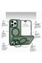iPhone 16 Pro Max Compatible Magsafe Lens Protection Case + Phone Back Cover with Metal Stand Feature - 2