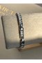 Steel Baguette Zircon Stone Waterway Bracelet - 2