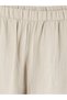 Alita City Women's Muslin Pants with Elastic Waist and Contrast Trim - 6