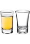 REATR SHOT GLASS 1.5 oz Set of 6 Clear Tumbler Thick Tequila Alcohol Rum Vodka Liqueur Mini Cup - 6