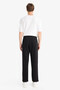 Regular Fit Basic Flat Waist Lace-Up Straight Leg Pocketed Black Men's Sweatpants D6762Ax/Bk81 - 6