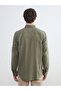 Regular Fit Linen Blended Men's Shirt - 4