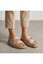 (Pollen) Velcro Very Comfortable Daily Women's Slippers Beige - 4