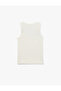 X Şahika Ercümen - Slim Fit Sleeveless U-Neck Beaded Detailed Top - 6