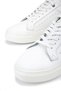 Men's Genuine Leather White Sneakers & Sports Shoes - 4