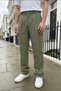 Salto Double Fabric Pleated Men's Nefti Baggy Pants Wide Leg Trousers - 2