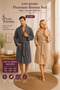 Bamboo 2 Pieces 100% Bamboo Shawl Collar Adult Bathrobe Set / Dowry Set