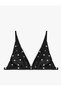 Polka Dot Patterned Bralet Bikini Top