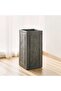 Avia Polyresin Rectangle Planter 33x33x66cm - Grey