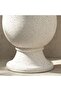 Martin Cement Vintage Footed Planter 45x45x48.5cm - White - 2