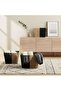 Malorie Paper Rope Storage Basket With Handle 30x30x22cm - Brown/black - 3