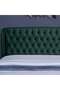 PLUTO HEADBOARD CHANEL OLIVE GREEN L-140 : H-125 CM - 2