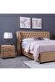 NEPTUNE HEADBOARD VELVET GOLD L-150 : H-125 CM - 6