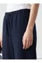 Vizyon New Season Elastic Waist Wide Leg Women's Trousers - 3