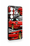 Samsung S26 Ultra Compatible Red Supra Patterned Silicone Case - 3