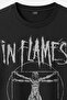 In Flames Metal Music Guitar Gitar Clayman Printed Black Regular Fit T-Shirt - 2