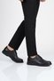 Black Genuine Leather Orthopedic Men's Casual Shoes 6K2340-2087 m - 2