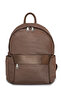 Premium Quality Women's Backpack with Fabric 4-Compartment Side Pockets, Waterproof - 3