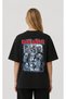 Iron Maiden Oversize Black T-Shirt with Front and Back Print Unisex Heavy Metal T-Shirt - 2