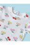 Infant Girls White Printed T-Shirt - 2