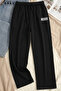 Eyes Never Lie Printed Plus Size Unisex T-Shirt Pantalon Tracksuit Set - 5