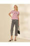 Women Pink Graphic Ribbed T-Shirt - 5