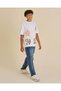 Senior Boys White Printed T-Shirt - 5