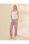 Women's Printed Heart Pajama Bottoms - 2
