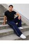 Harajuku Streetwear Side Stripe Men's Loose Fit Adjustable Wide Leg Sweatpants