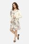 Women's Patterned Stylish Chiffon Dress - 3