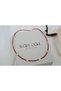 Kol398 Bordo Cord with Sequin Disc Detail Summer Necklace