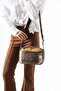 Ventis Amazing Vintage Women's Shoulder Bag Multi-Compartment Patterned Design Quilted Brown Model: 571