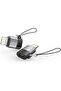 WYE Micro USB to 8-Pin Mini Adapter, Compact Fast Charging and Data Sync Connector, Black, Polished Finish