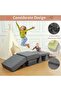 - Kids' Play Sofa, 8-Piece Modular Sofa for Playrooms and Daycare, Convertible Couch with Removable Cover, Dark Gray - 3