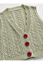 Rosalie Openwork Buttoned Knitwear Vest Women's Çağla - 3