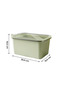 Stainless Steel Vacuum Storage Container, Oven and Cake Container 1.65Lt Food Container Lunch Box - 6