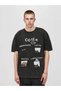 Coffee Printed Washable Vintage Unisex Oversize T-Shirt - 2