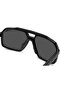 UV Protected Sunglasses Black Frame Grey Polarized Mirror Lens 61mm - C-SPORT-03/S-807 - 6