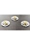 3 Pieces Small Elysia & Timeless Bowl Covers Suitable for 8.5 cm Mouth Diameter - Silver