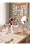 Bowknot Makeup Brush Organizer - Aesthetic Cosmetic Organizer Box - Brush Holder 9X8 cm - 3