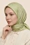 وشاح أيروبين جاكار بنمط بيضاوي - أخضر فستقي