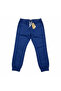 Men's Navy Blue Drawstring Tapered Chinos - 8