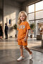 Shorts T-Shirt Two-Piece Set 100% Cotton Summer Oversize 100% Cotton Top