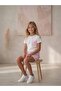 Cream Supreme Combed Cotton, Pink Premium Waterway Twill Fabric Shorts Set - 3