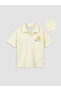 Original Polo Collar Printed Boys' T-Shirt - 3